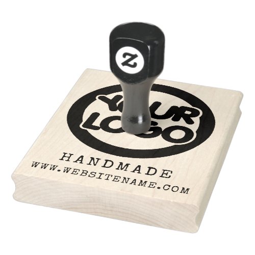 Handmade Website Your Business Logo Custom Rubber Stamp