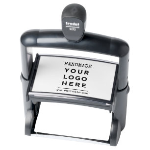 Handmade Website Your Business Logo Custom Self-inking Stamp