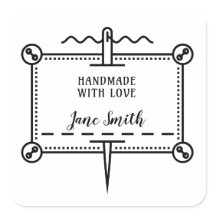 Handmade with Love | Buttons and Needle Design