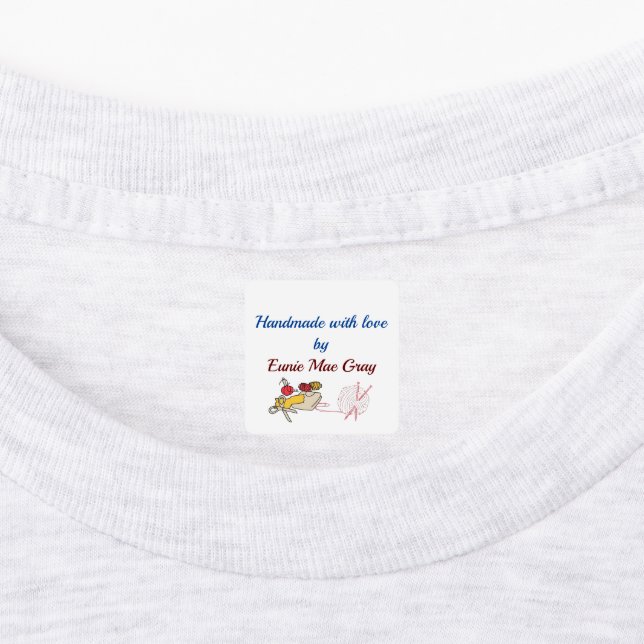 Handmade with love by labels (Affixed)