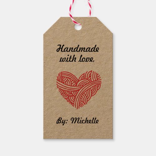 Handmade With Love Care Instructions Crafts Gift s Gabriel Angel Design