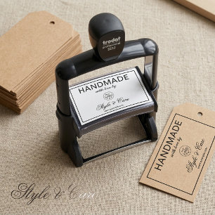 Handmade With Love Craft Style Self-inking Stamp