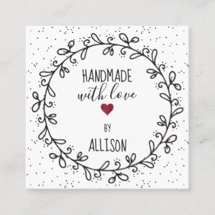 Handmade With Love Crafts 2-Sided Hang Tags