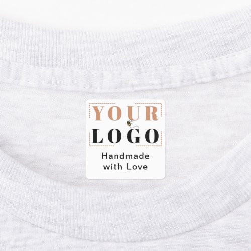 Handmade with Love Custom Logo Clothing Garment Labels