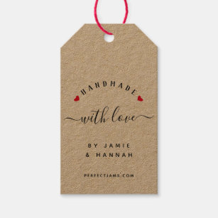 Custom Craft Labels for Handmade Items and Crafts