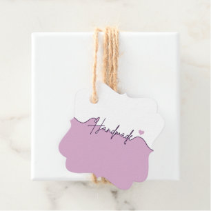 Handmade With Love Floral Small Business Packaging Favor Tags