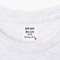 Handmade With Love For You Personalized Labels Handmade With Love For You Personalized Labels