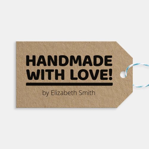 Handmade With Love Gift TagHang Tag for Makers