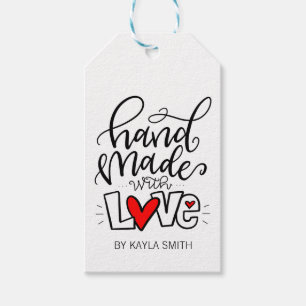 HANDMADE WITH LOVE GIFT TAGS