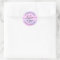 Handmade with love heart name URL pink purple