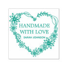 Handmade With Love Heart Wreath Personalized