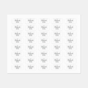 Handmade with Love Home made Custom Kids' Labels