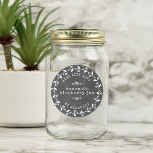 Handmade With Love Jam Label Canning Sticker