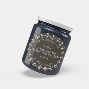 Handmade With Love Jam Label Canning Sticker