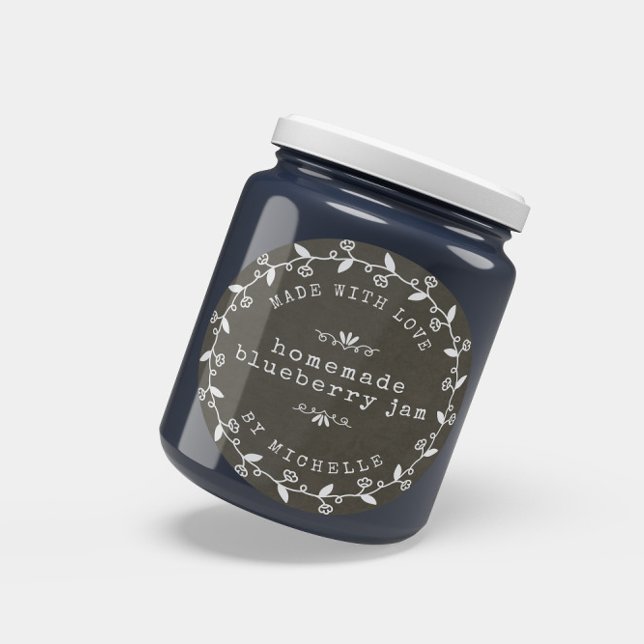 Handmade With Love Jam Label Canning Sticker (Creator Uploaded)