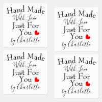 Handmade With Love Just For You Personalized