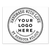 Custom BUSINESS LOGO STAMP, Zazzle