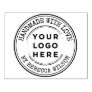 Handmade with love large logo custom rubber stamp