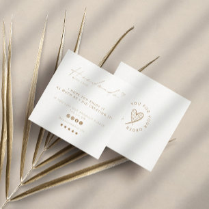 Handmade With Love Logo Small Business Socialmedia Square Business Card