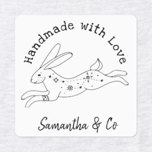Handmade with Love Magical Hare Labels