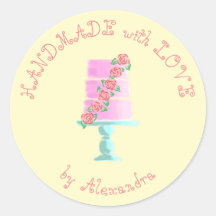 HANDMADE with LOVE personalised tier cake Classic