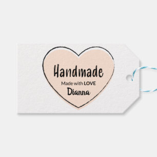 Handmade with love! Personalized gift giving  Tags
