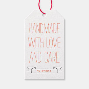Handmade with Love Personalized Gift Tags