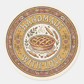 Handmade with Love | Pie Vintage Label