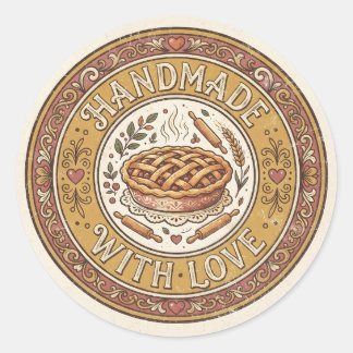 Handmade with Love | Pie Vintage Label