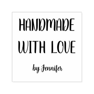 Handmade With Love Professional Chic Customizable Self-inking Stamp