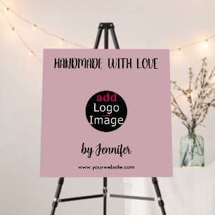 Handmade With Love Professional Customizable Pink Foam Board