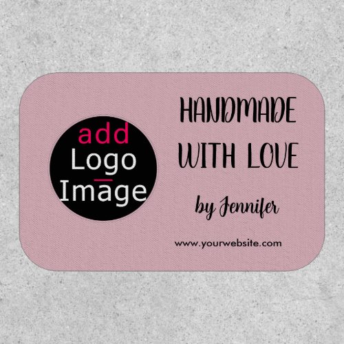 Handmade With Love Professional Customizable Pink Patch