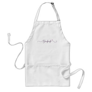 Handmade With Love Purple Small Business owner Adult Apron