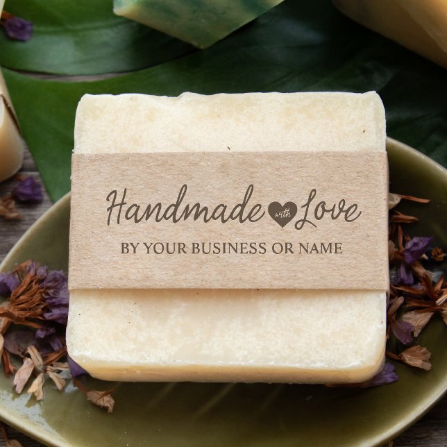 Handmade with Love Quote for Artisans Items Self-inking Stamp (Creator Uploaded)