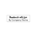 Handmade with Love Script Template Self-inking Stamp | Zazzle