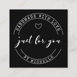 Handmade With Love Script Thank You Card