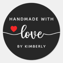 Handmade with Love Simple Black