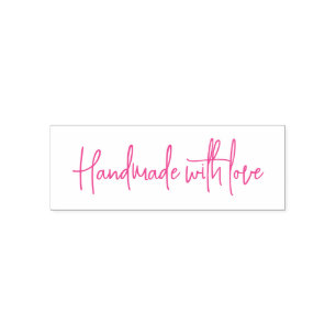 Handmade with Love Simple Script Self-inking Stamp