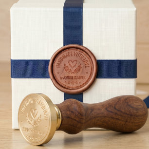 Handmade With Love - Small Business Branding Wax Seal Stamp