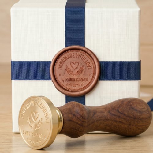 Handmade With Love - Small Business Branding Wax Seal Stamp