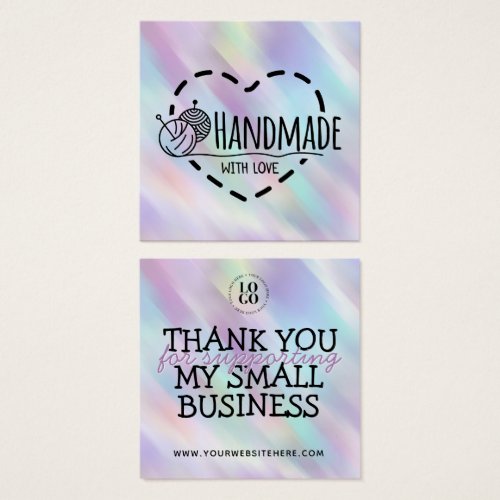 Handmade with love _ small business package insert