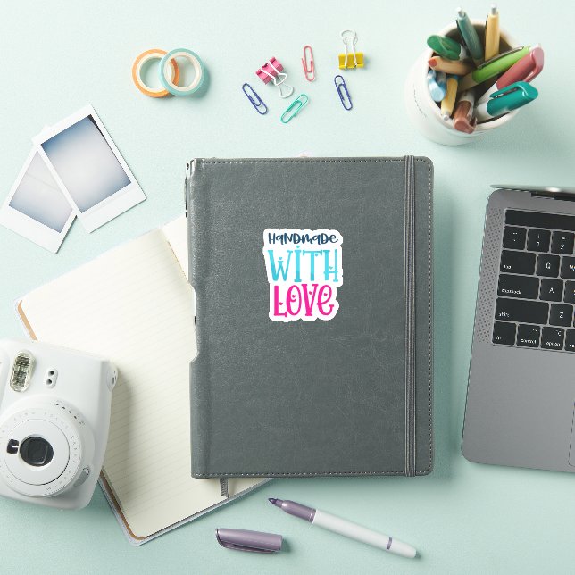 Handmade With Love - Small Business Sticker (iPad Cover)