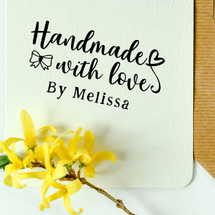 Handmade with Love Small Business with Name Self-inking Stamp