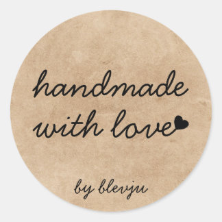 Handmade with love - stickers