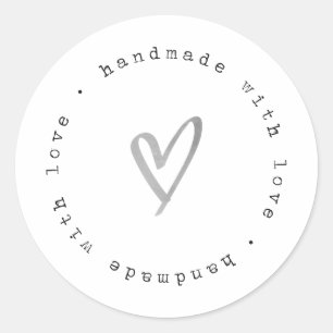 Handmade With Love Stickers