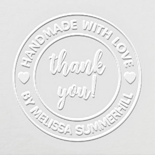 Handmade with Love Thank You Embosser