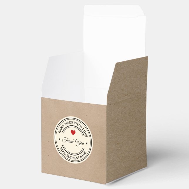 handmade with love | thank you favor box (Opened)