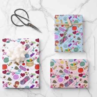 handmade with love wrapping paper sheets