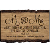 Handmade Wooden Housewarming Family Sign (Front)