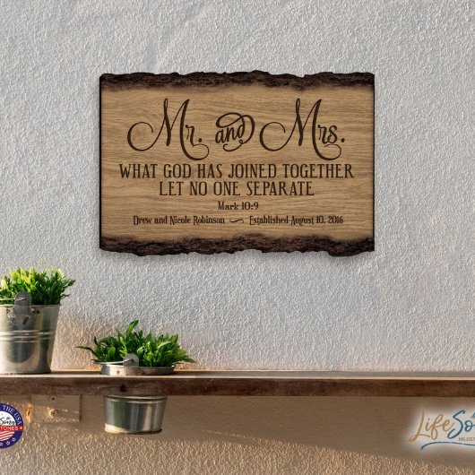 Handmade Wooden Housewarming Family Sign (Lifestyle)